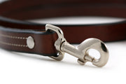 Latigo Leather Dog Leash 1 Inch Wide in Brown or Black